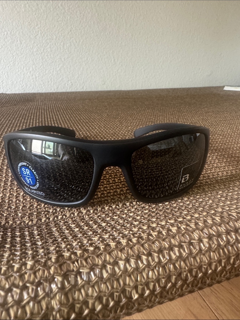 Kaenon Kansas SR91 Polarized Black Wraparound Sunglasses - Lightweight Protectio